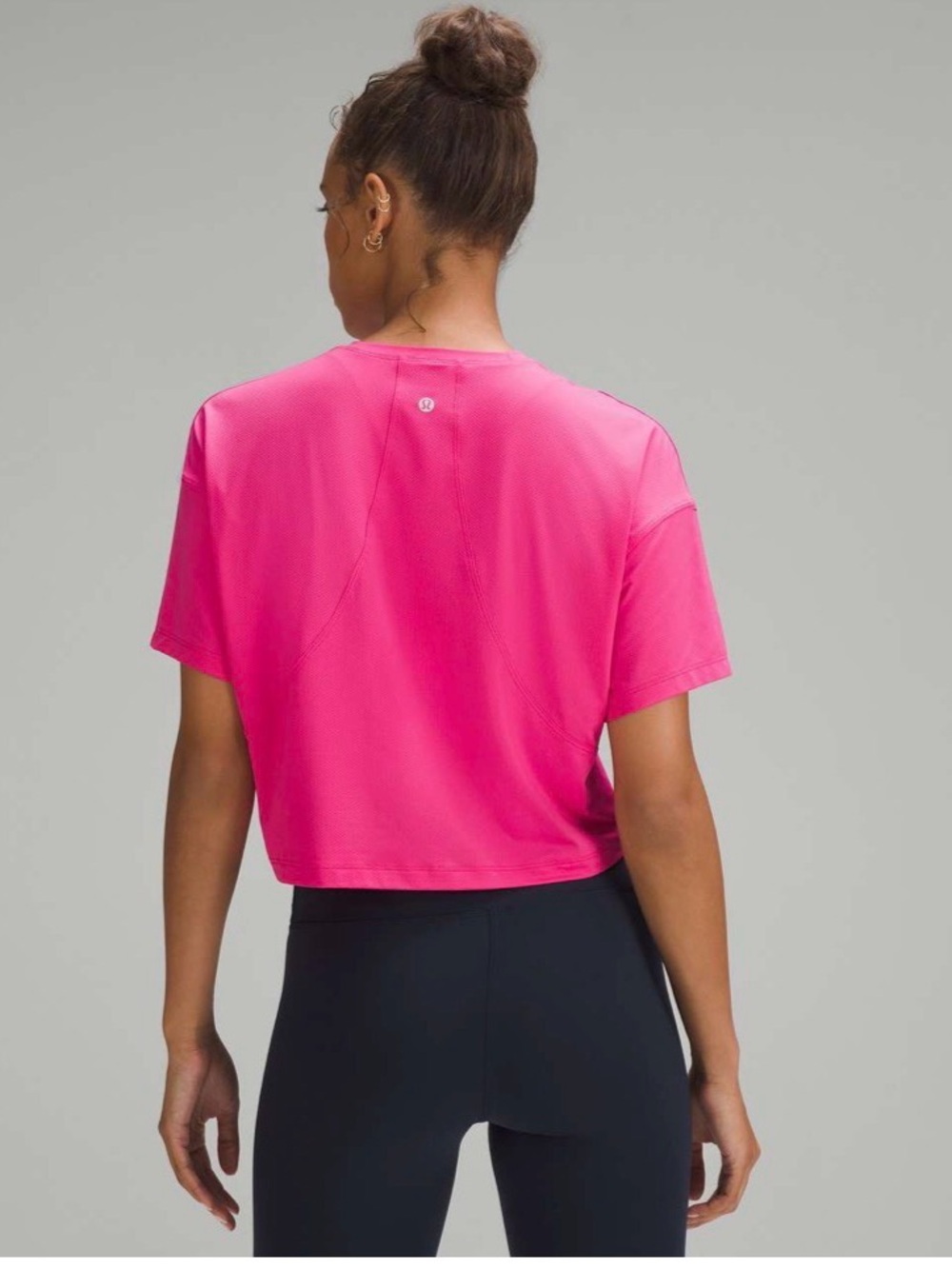 Lululemon Abrasion Resistant Training T-Shirt Pink Tee Top Sz 10